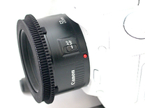 俏皮50(佳能50mm F1.8)黑色自然万能塑料聚焦适配器