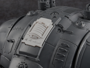 Plasma Coil - Carapace Hatch in Smoothest Fine Detail Plastic