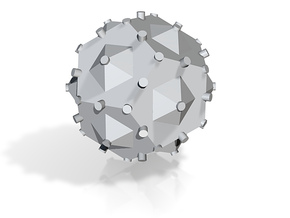 symmetry axes of icosahedron in White Natural Versatile Plastic