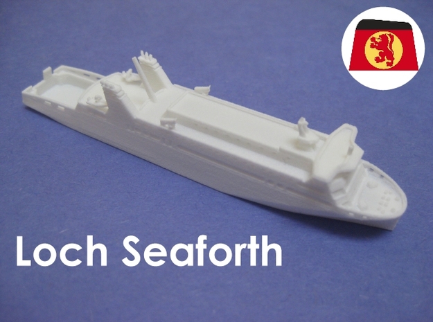 MV Loch Seaforth (1:1200) in White Natural Versatile Plastic