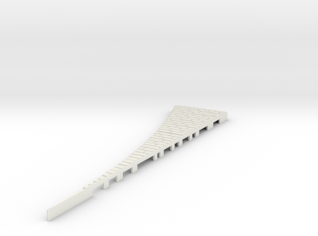 P-165st-left-outside-wedge-1a in White Natural Versatile Plastic