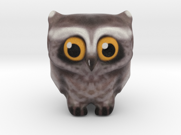 Owl messenger I love You  in Full Color Sandstone