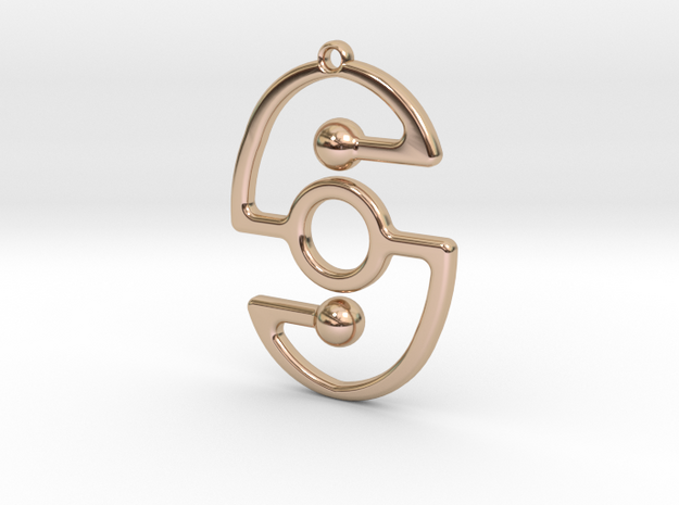 M381 in 14k Rose Gold Plated Brass