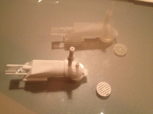 GillJet, Azimuth Thruster (working, RC, small) in White Processed Versatile Plastic