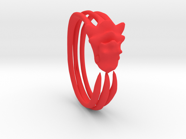 Phneergeoboros Bracelet in Red Processed Versatile Plastic