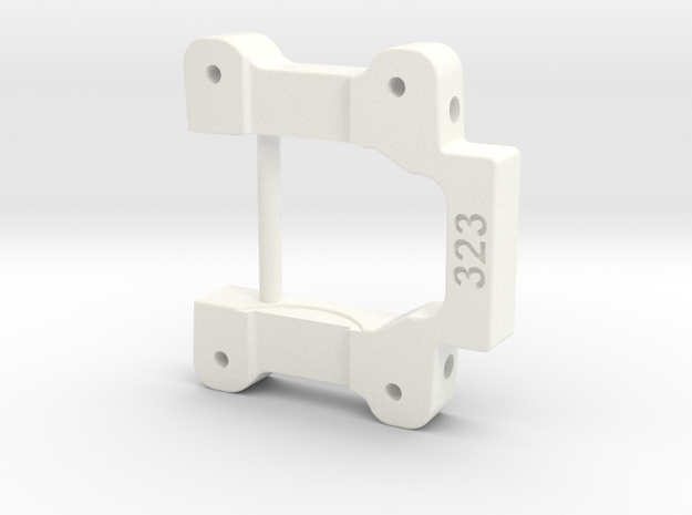 NIX91-323 (3.0* toe-in, 3* anti-squat) in White Processed Versatile Plastic