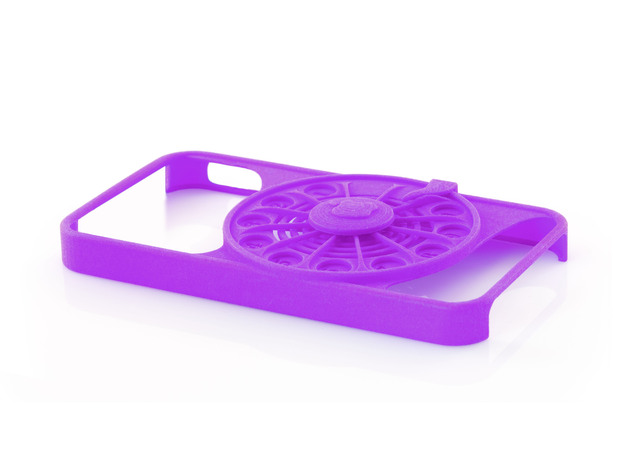 Rotary Phone Case for iPhone 4 / 4s in Purple Processed Versatile Plastic