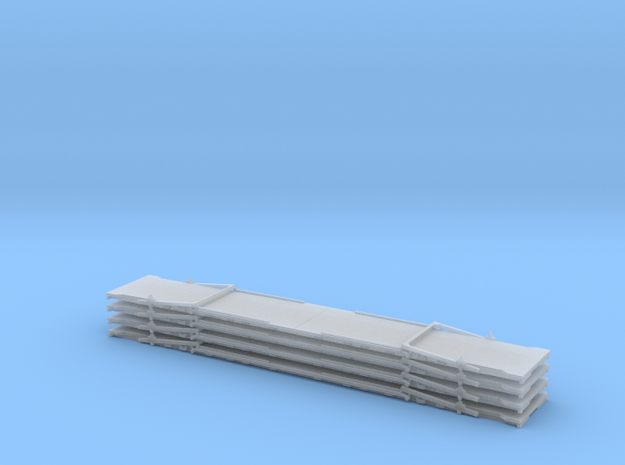 N 53' Raildeck - Flat - Stack (4) in Smooth Fine Detail Plastic
