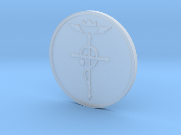 Elric Symbol Coin in Smooth Fine Detail Plastic