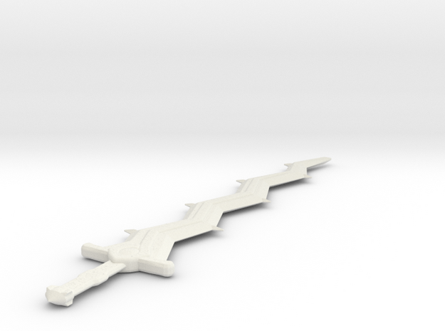 Mini Levin Sword: Fire Emblem Awakening in White Natural Versatile Plastic