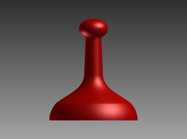 Sorry - Board Game Piece in Red Processed Versatile Plastic