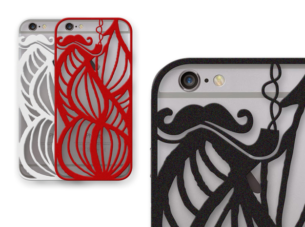Hipsters Dream - case for iPhone 6 in Black Natural Versatile Plastic