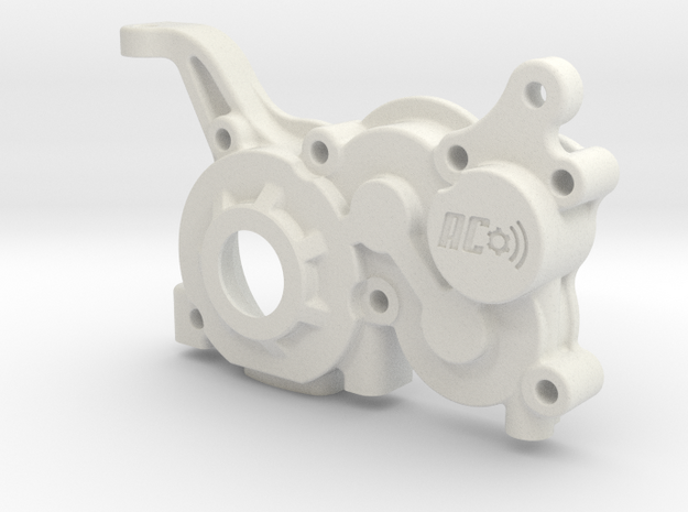 B5M LCG 4gear Right Gearbox in White Natural Versatile Plastic