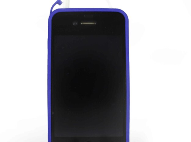 Brute with plugs for iPhone 4 in Purple Processed Versatile Plastic