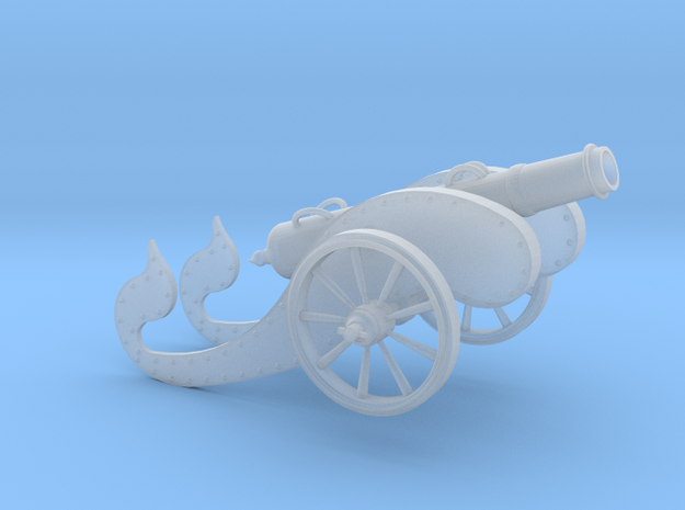 Mini Ancient Cannon    in Smoothest Fine Detail Plastic