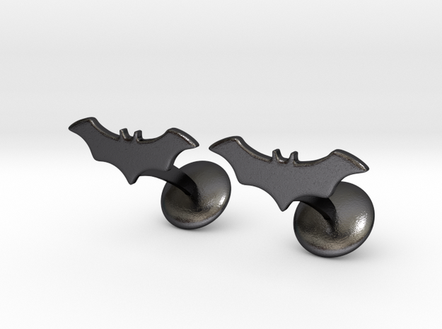 Batman Dead End Cufflinks in Polished and Bronzed Black Steel