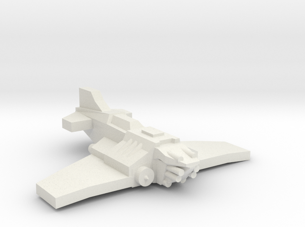 [5] Heavy Fighter in White Natural Versatile Plastic
