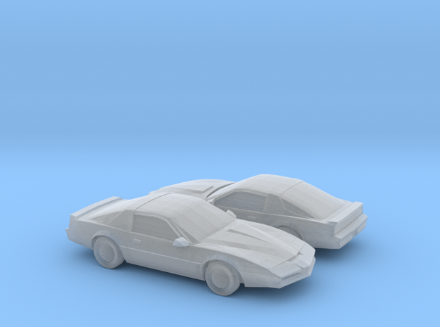 1/200 2X Pontiac Firebird Custom in Smooth Fine Detail Plastic