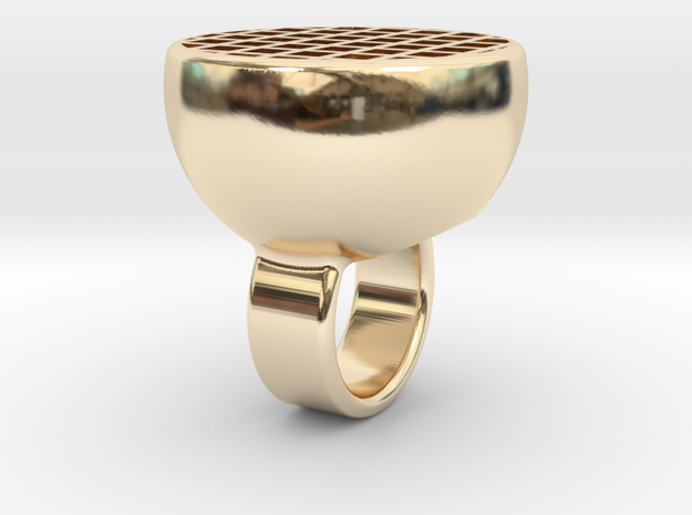 Maze-ring in 14K Yellow Gold