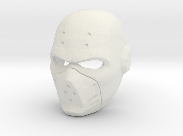 Azrael mask from Batman: Arkham City in White Natural Versatile Plastic