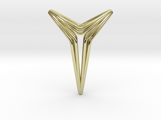 YOUNIVERSAL Star Pendant in 18k Gold Plated Brass