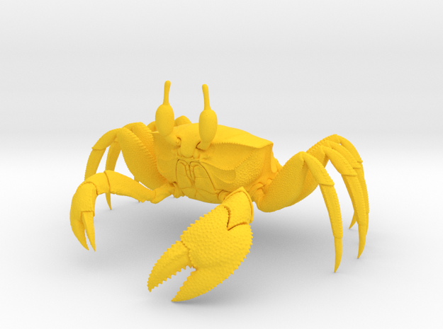 Ghost Crab in Yellow Processed Versatile Plastic