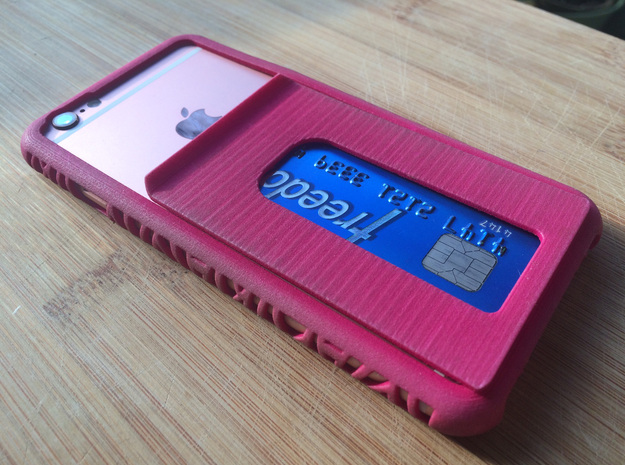 iPhone 6 & 6S Wallet Case in Pink Processed Versatile Plastic