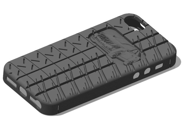 iPhone 5 Cadillac CTS PSC in Black Natural Versatile Plastic