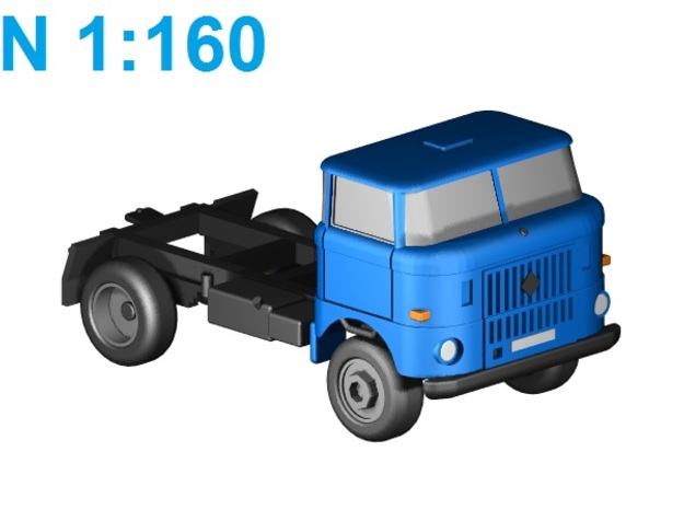 W50 4WD short basis (N,1:160) in Smooth Fine Detail Plastic