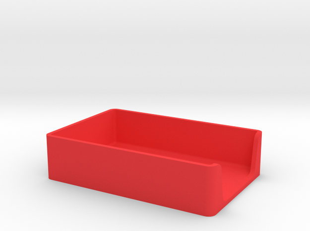 Note Paper Tray GREAT for Commodore 64 Disks too! in Red Processed Versatile Plastic