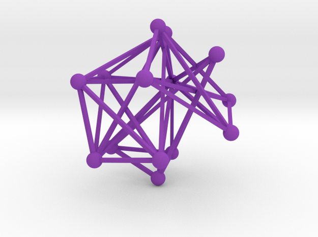 My Second Network in Purple Processed Versatile Plastic