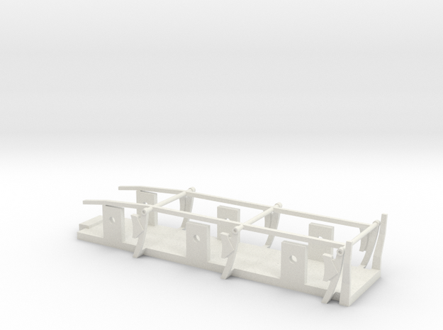 Fowler Tender - P4 Chassis in White Natural Versatile Plastic
