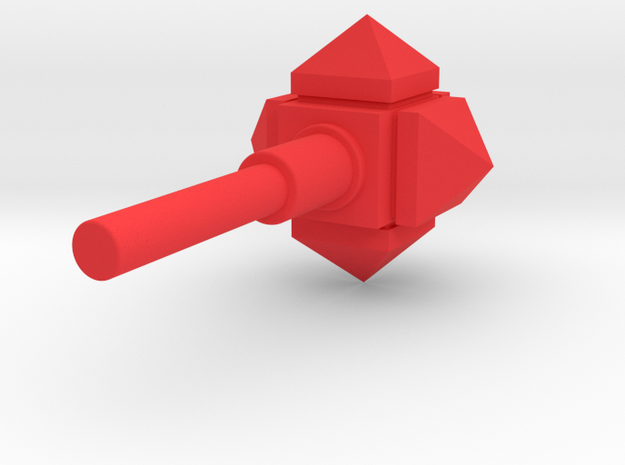 MiniFig NK Mace Std in Red Processed Versatile Plastic