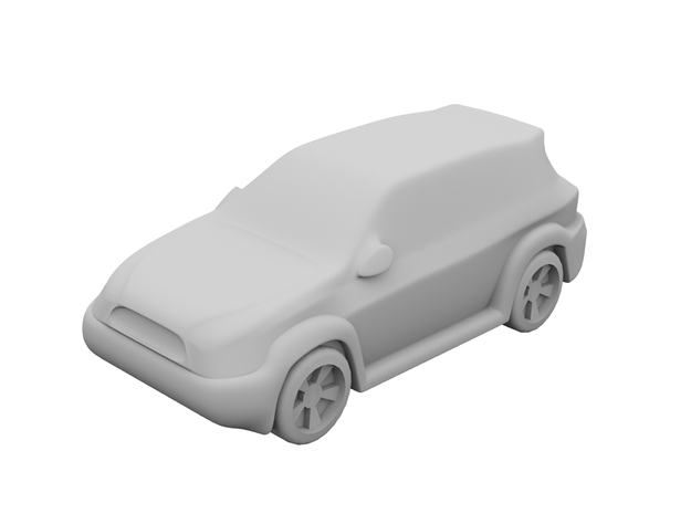 1:500_SUV [X10][A] in Smooth Fine Detail Plastic