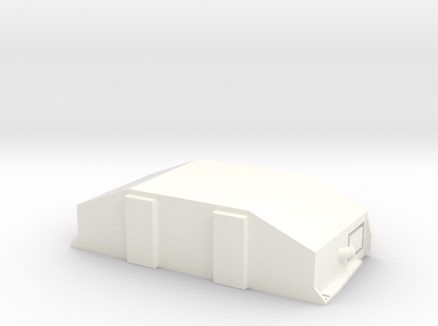 1:87 / H0 Clip-On Reefer Container1 in White Processed Versatile Plastic