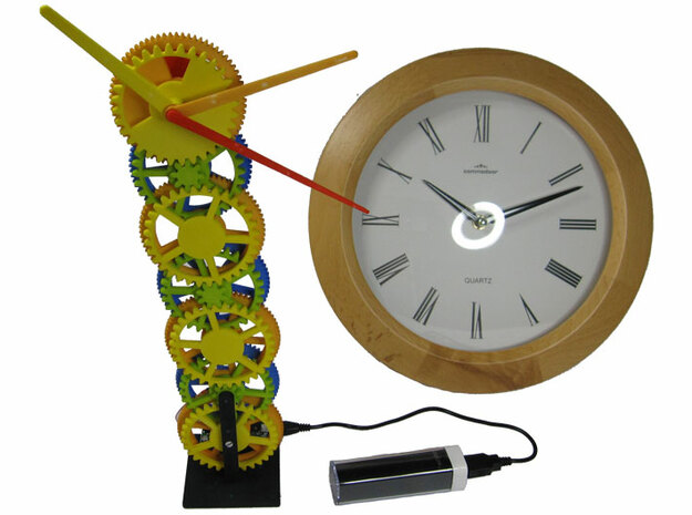Gear Tower Clock - motorized