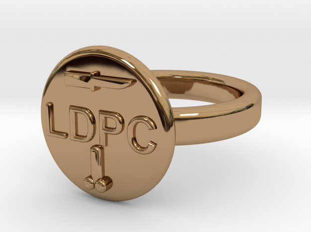 LDPC 19mm in Polished Brass