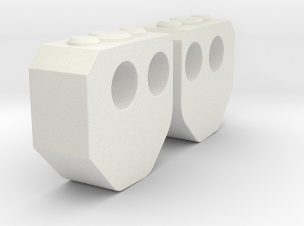 Krono's Elbow Joints in White Natural Versatile Plastic