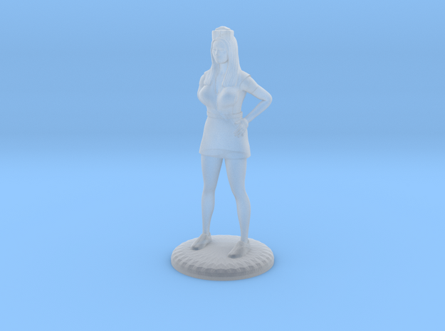 Nurse with Needle - 25 mm version in Smooth Fine Detail Plastic