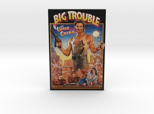 Big Trouble In Little China Fridge Magnet in Full Color Sandstone