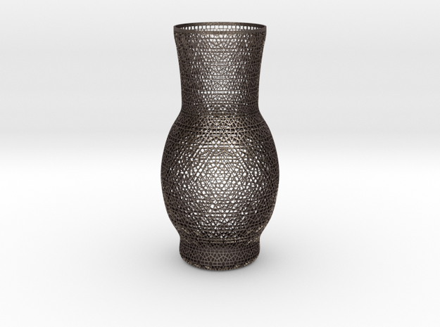 luxurious vessel patterns carved Islamic Arab  in Polished Bronzed Silver Steel