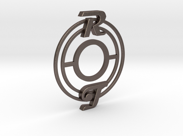 Pickup Selector Plate - Magneto R/T With Circle Tr in Polished Bronzed Silver Steel