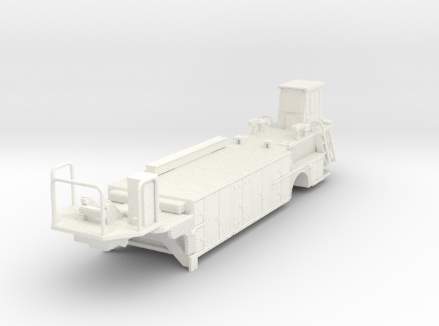 1/64 Seagrave MII TDA Tractor in White Processed Versatile Plastic