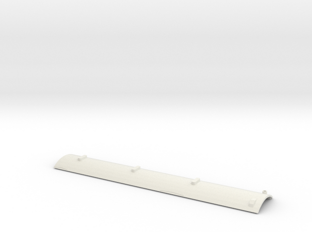 CNR D-1 Roof S Scale in White Natural Versatile Plastic