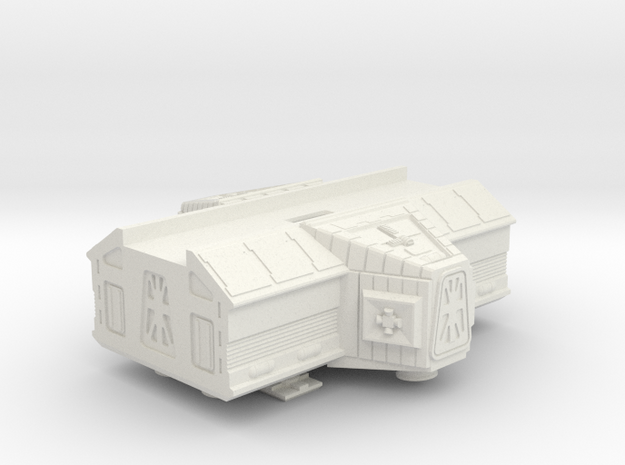 Space 1999 Laboratory Pod for Dinky Eagle in White Natural Versatile Plastic