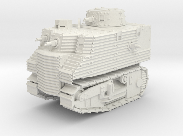 Bob Semple Tank (15mm) in White Natural Versatile Plastic