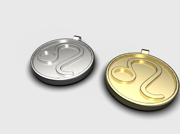 Zodiac KeyChain Medallion-LEO