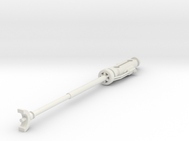 Star Wars POTF X-Wing Laser Cannon - TSR(Mirr) in White Natural Versatile Plastic