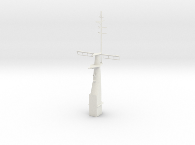 1/96 scale Hamilton Mast Front in White Natural Versatile Plastic