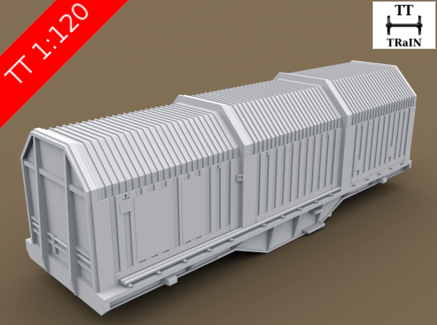 TT Scale Shimms Wagon (EU) in Smooth Fine Detail Plastic